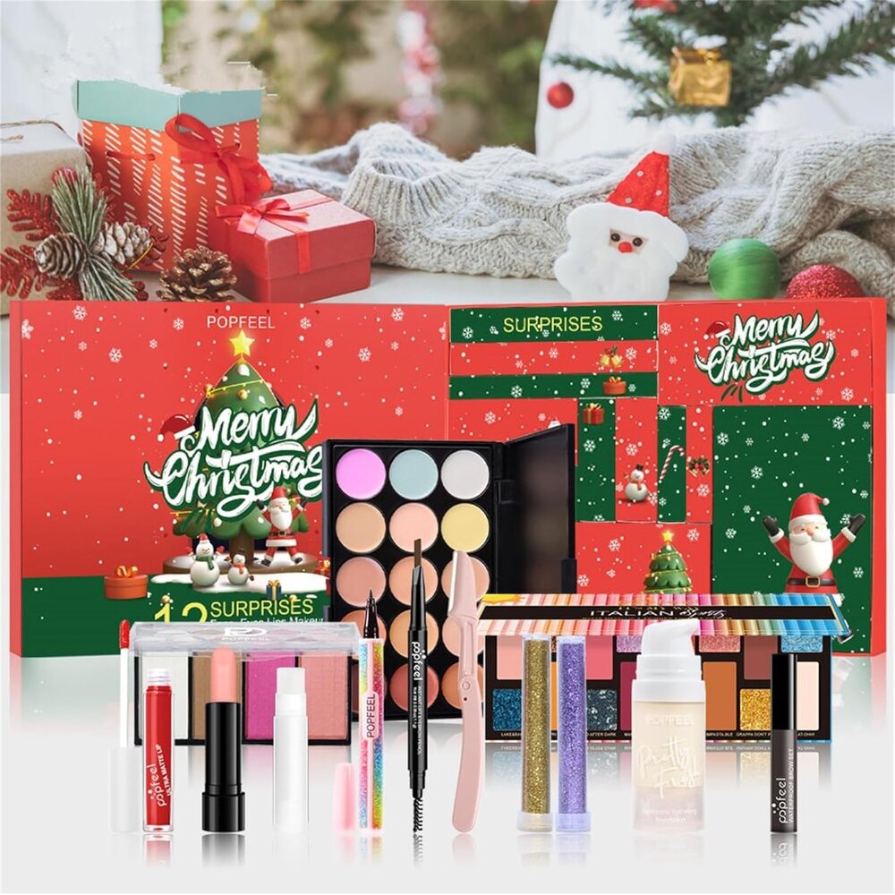 Makeup Advent Calendar 2026, New Year Gifts for Teenage Girls Women All in One M